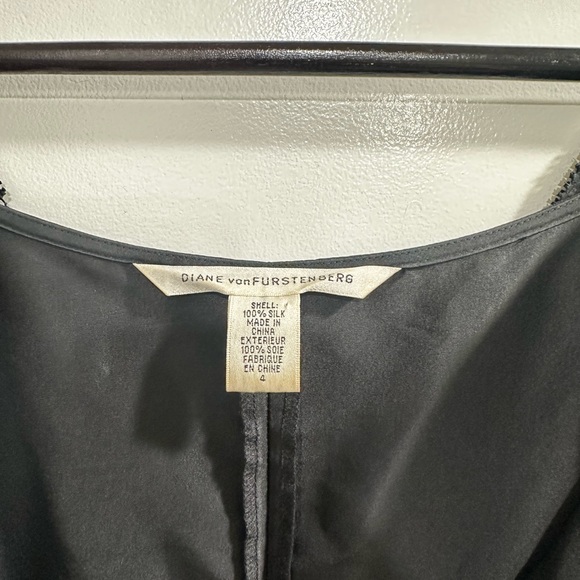 Diane Von Furstenberg Black Midi Dress - Picture 5 of 7